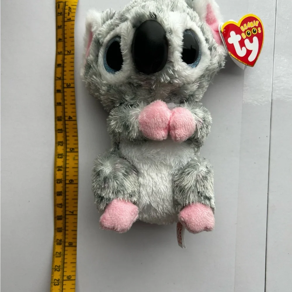 Ty Plush Koala Toy in Gray and Pink